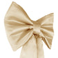 Giant Fabric Bow for Backdrop Champagne close up of center band