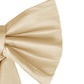 Giant Fabric Bow for Backdrop Champagne edge close