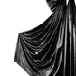 Giant Fabric Bow for Backdrop - Metallic Black - CV Linens