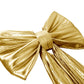 Giant Fabric Bow for Backdrop - Metallic Gold close up