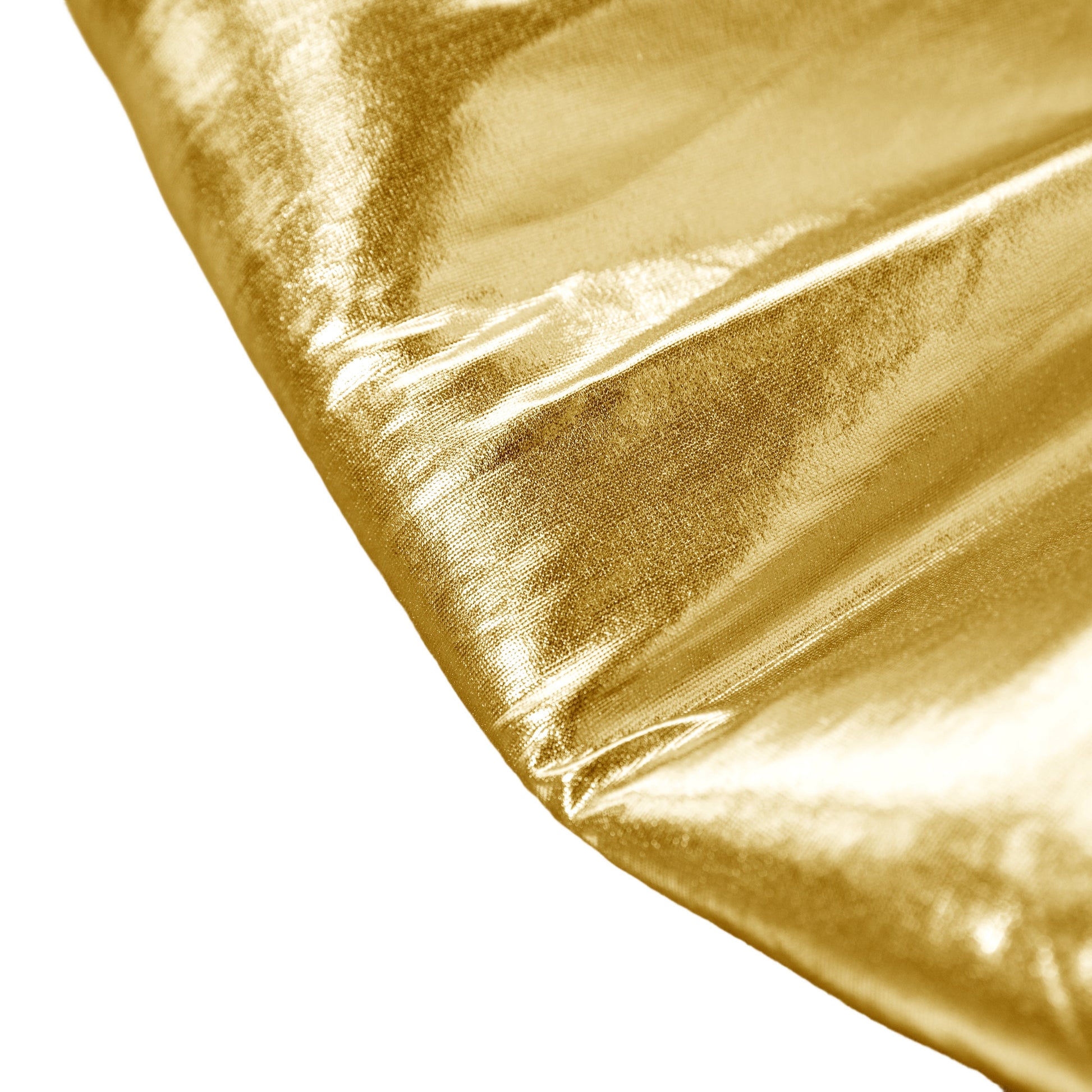Giant Fabric Bow for Backdrop Metallic Gold edge view