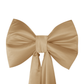 Giant Fabric Bow for Backdrop Gold close up of bow