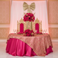 Giant Fabric Bow for Backdrop - Gold