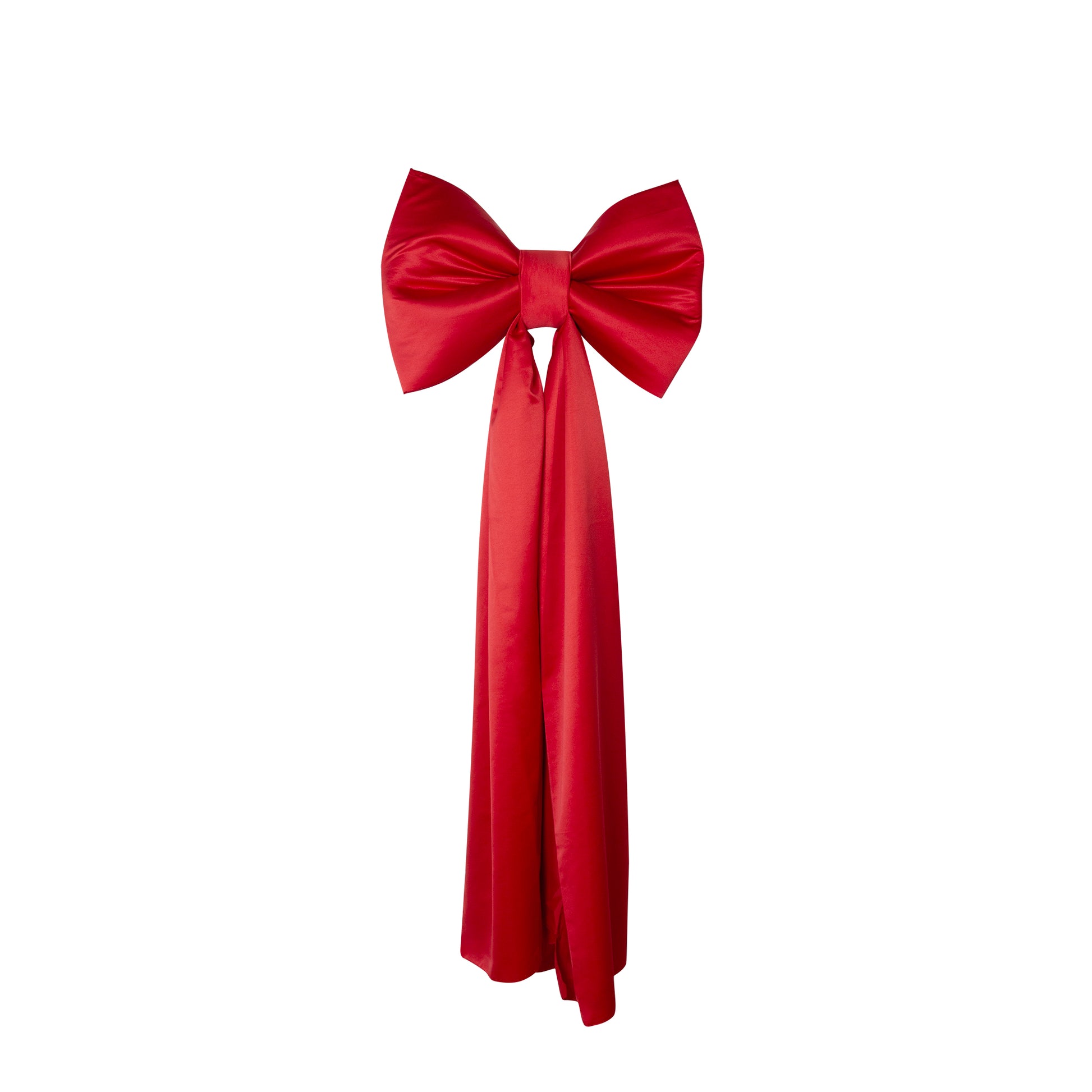 Giant Fabric Bow for Backdrop - Red