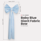 Giant Fabric Bow for Backdrop - Baby Blue