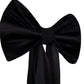 Giant Fabric Bow for Backdrop - Black