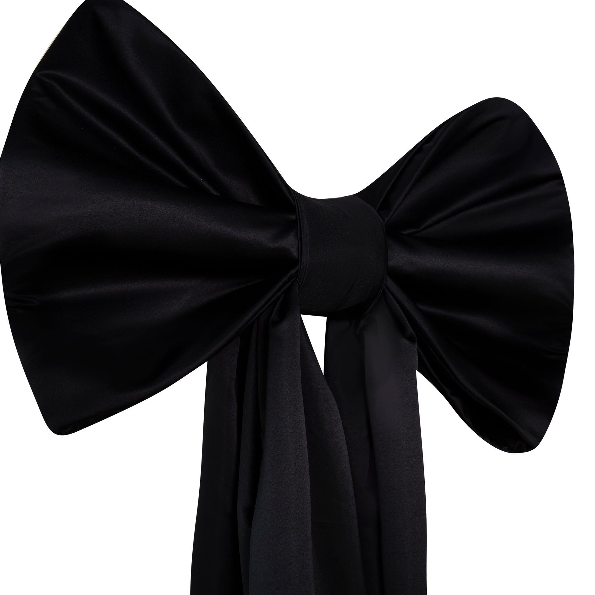 Giant Fabric Bow for Backdrop - Black