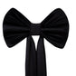 Giant Fabric Bow for Backdrop - Black