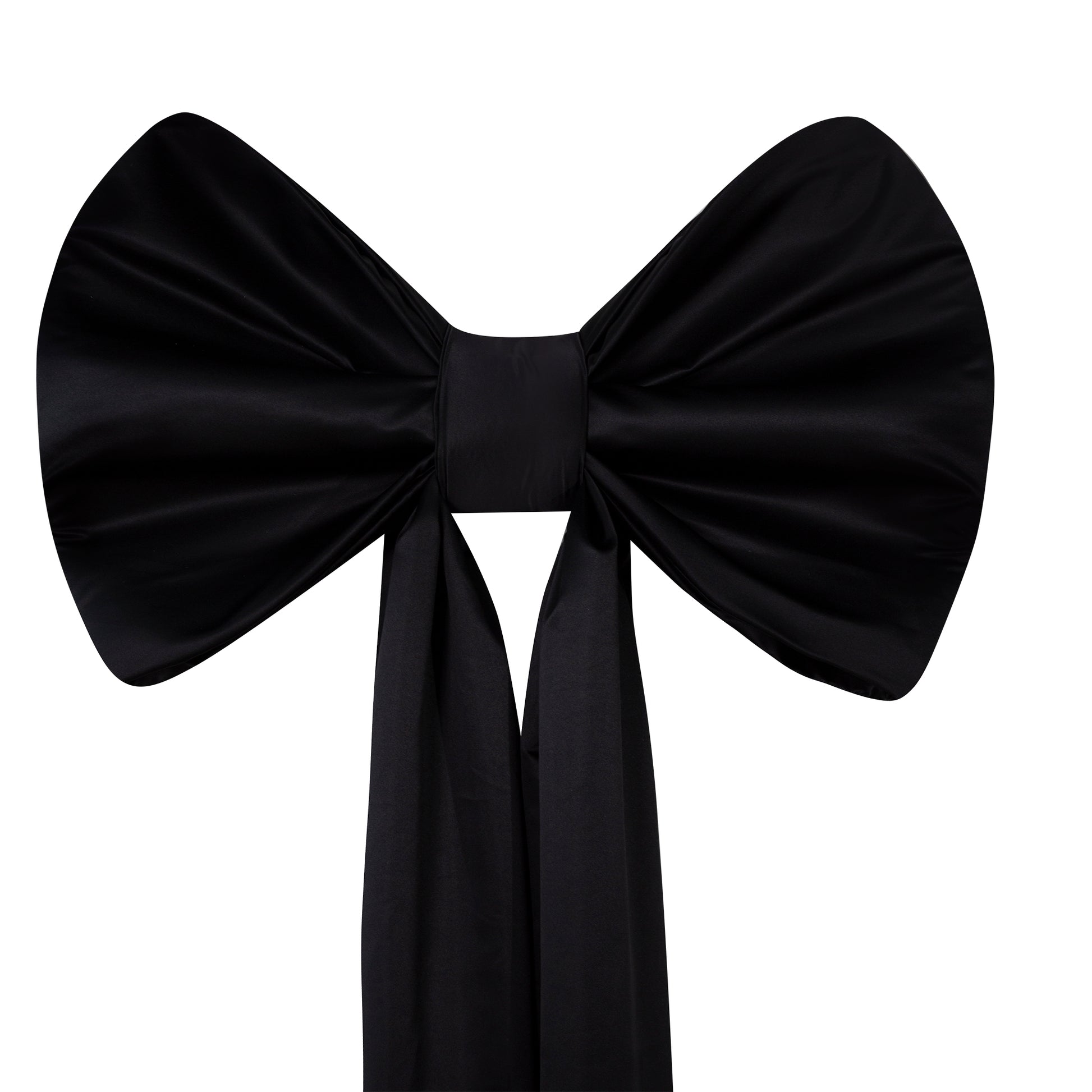 Giant Fabric Bow for Backdrop - Black
