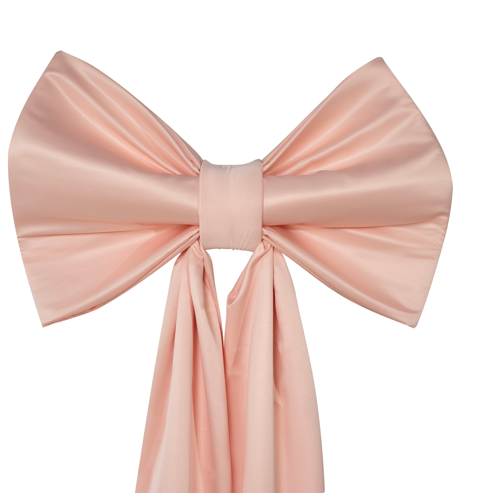 Giant Fabric Bow for Backdrop - Blush/Rose Gold