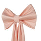 Giant Fabric Bow for Backdrop - Blush/Rose Gold