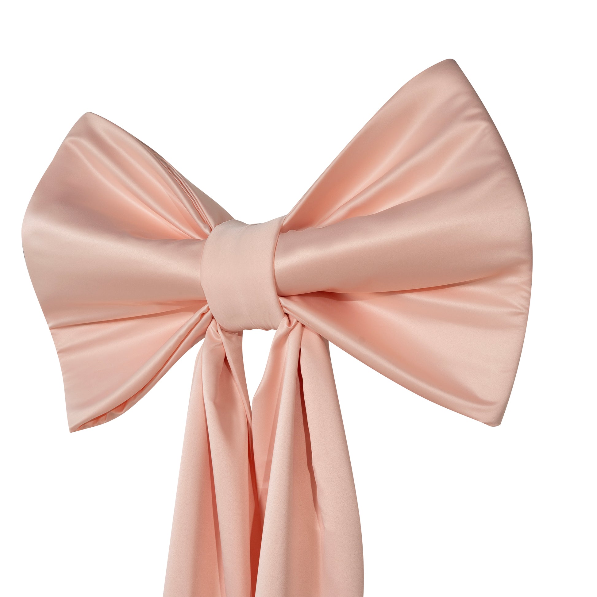 Giant Fabric Bow for Backdrop - Blush/Rose Gold