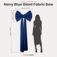 Giant Fabric Bow for Backdrop - Navy Blue - CV Linens