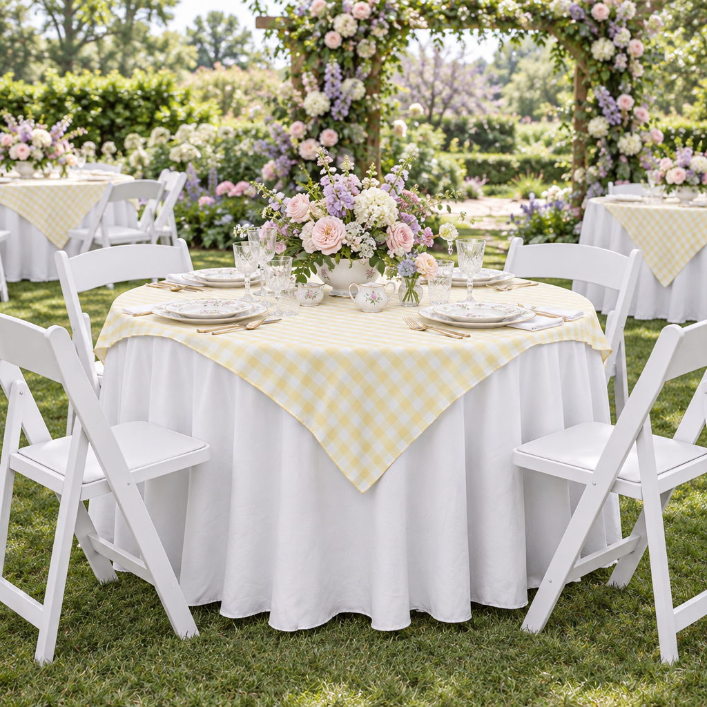 Gingham Checkered Square 70