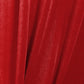 Glitter Velvet 120" Round Tablecloth Red close up