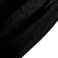 Glitter Velvet Black fabric close up