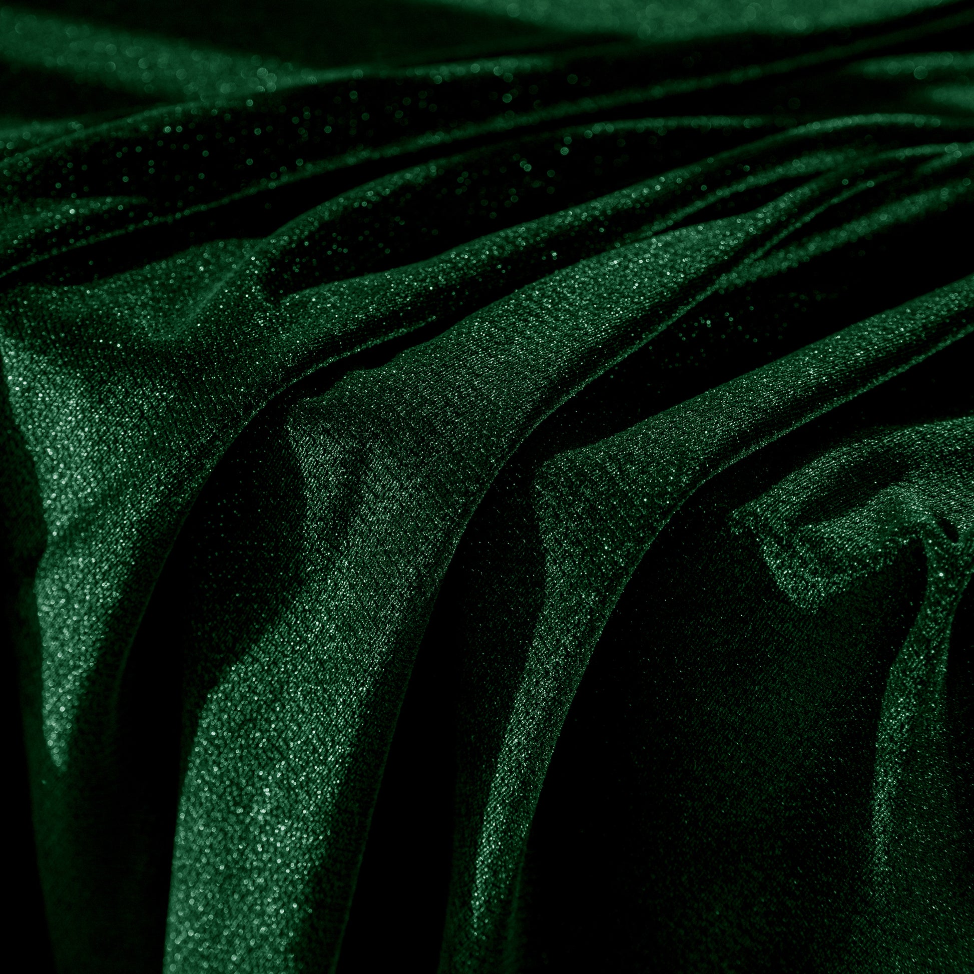 Glitter Velvet Emerald Green fabric