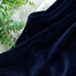 Glitter Velvet Navy Blue fabric