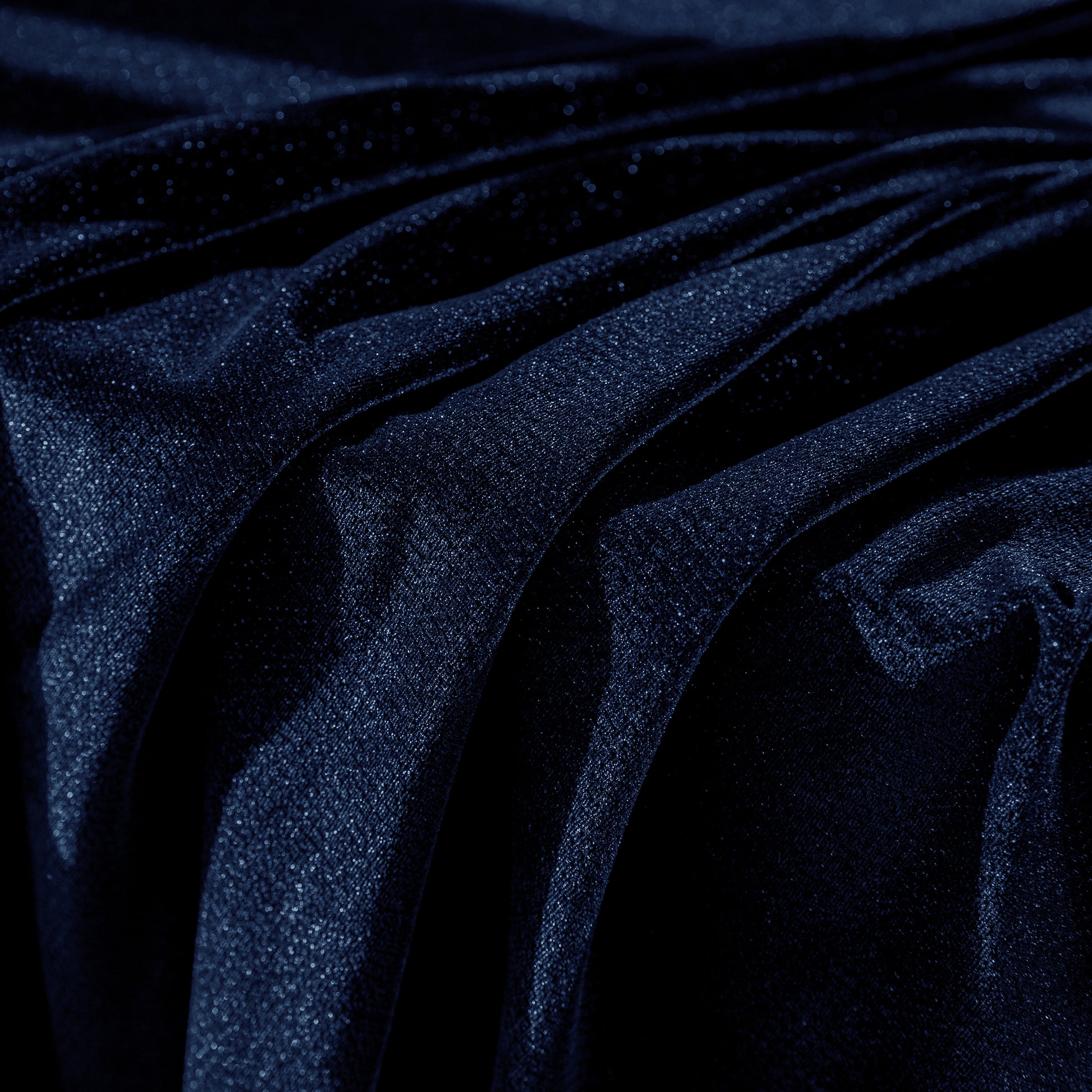 Glitter Velvet Navy Blue fabric