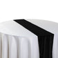 Glitter Velvet Table Runner Black angled view