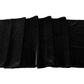 Glitter Velvet Black fabric close up