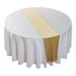 birds eye view of the Glitter Velvet Table Runner Champagne