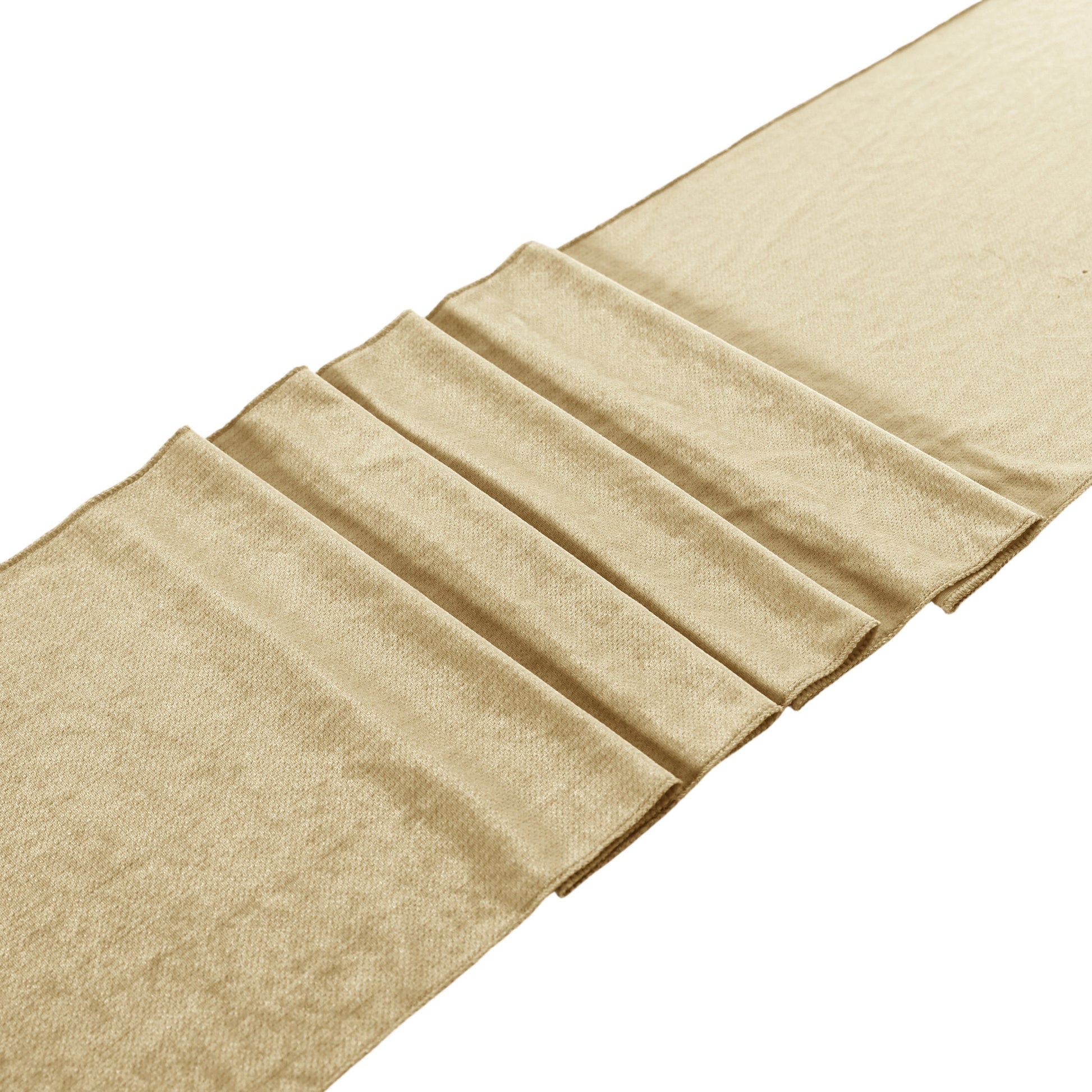 Glitter Velvet Table Runner Champagne - CV Linens