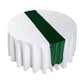 birds eye view of the Glitter Velvet Table Runner Emerald Green  