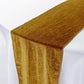 Glitter Velvet Table Runner Gold close up