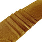 Glitter Velvet Table Runner Gold bunched view