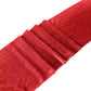 Glitter Velvet Table Runner Red bunched 