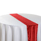 Glitter Velvet Table Runner Red - CV Linens