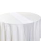 Glitter Velvet Table Runner White angled view