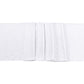 Glitter Velvet Table Runner White bunched close up
