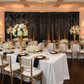 Glitz Sequin 12ft H x 52" W Drape/Backdrop panel - Black | uprights | bases | crossbars |