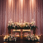 Glitz Sequin 12ft H x 52" W Drape/Backdrop panel - Pink