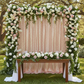 Glitz Sequin 14ft H x 52" W Drape/Backdrop panel - Blush/Rose Gold | upright | base | crossbar | flower premade runner |