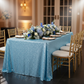 Glitz Sequin 90"x132" Rectangular Tablecloth - Baby Blue