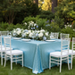 Glitz Sequin 90"x132" Rectangular Tablecloth - Baby Blue