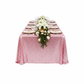Glitz Sequin 90"x156" Rectangular Tablecloth - Pink | flower premade runner | charger plate | 