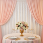 Glitz Sequin Mesh Net 10ft H x 52" W Drape/Backdrop panel - White
