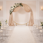 Glitz Sequin Mesh Net Fabric Roll Bolt 54"x10 yards - Champagne diy arch for  wedding reception with flower premade runner