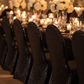 Glitz Sequin Stretch Spandex Banquet Chair Cover - Black