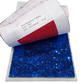 Glitz Sequin Swatch Booklet labeing on the back of the color swatch 