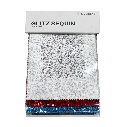 Glitz Sequin Swatch Booklet - CV Linens
