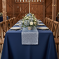 Glitz Sequin Table Runner - Dusty Blue