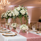 wedding reception with Glitz Sequin Table Runner - Pink