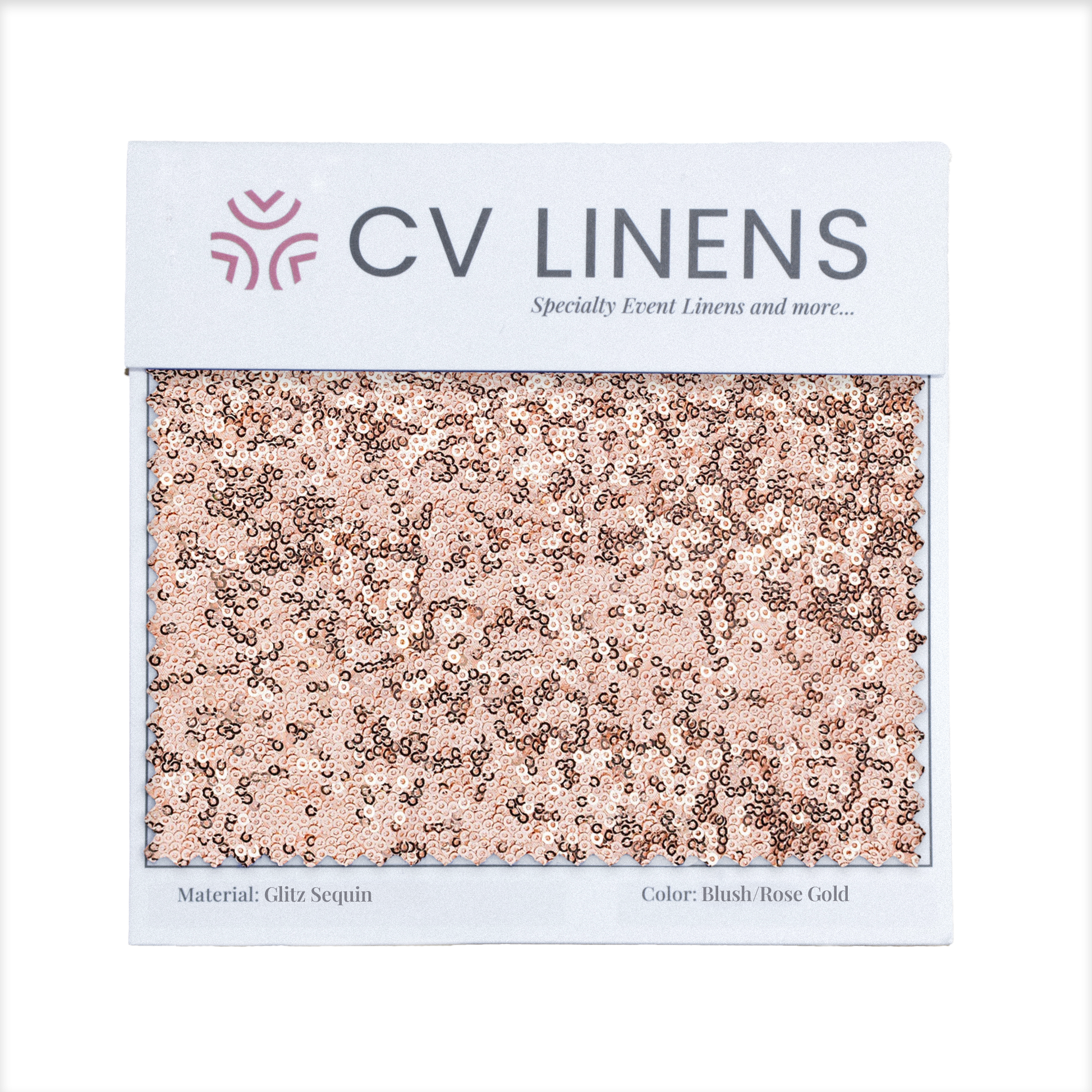 Glitz Swatch Card - Blush/Rose Gold