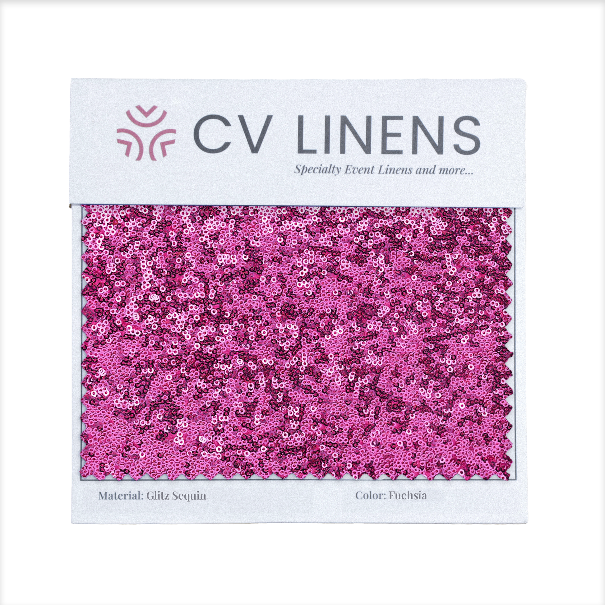 Glitz Swatch Card - Fuchsia