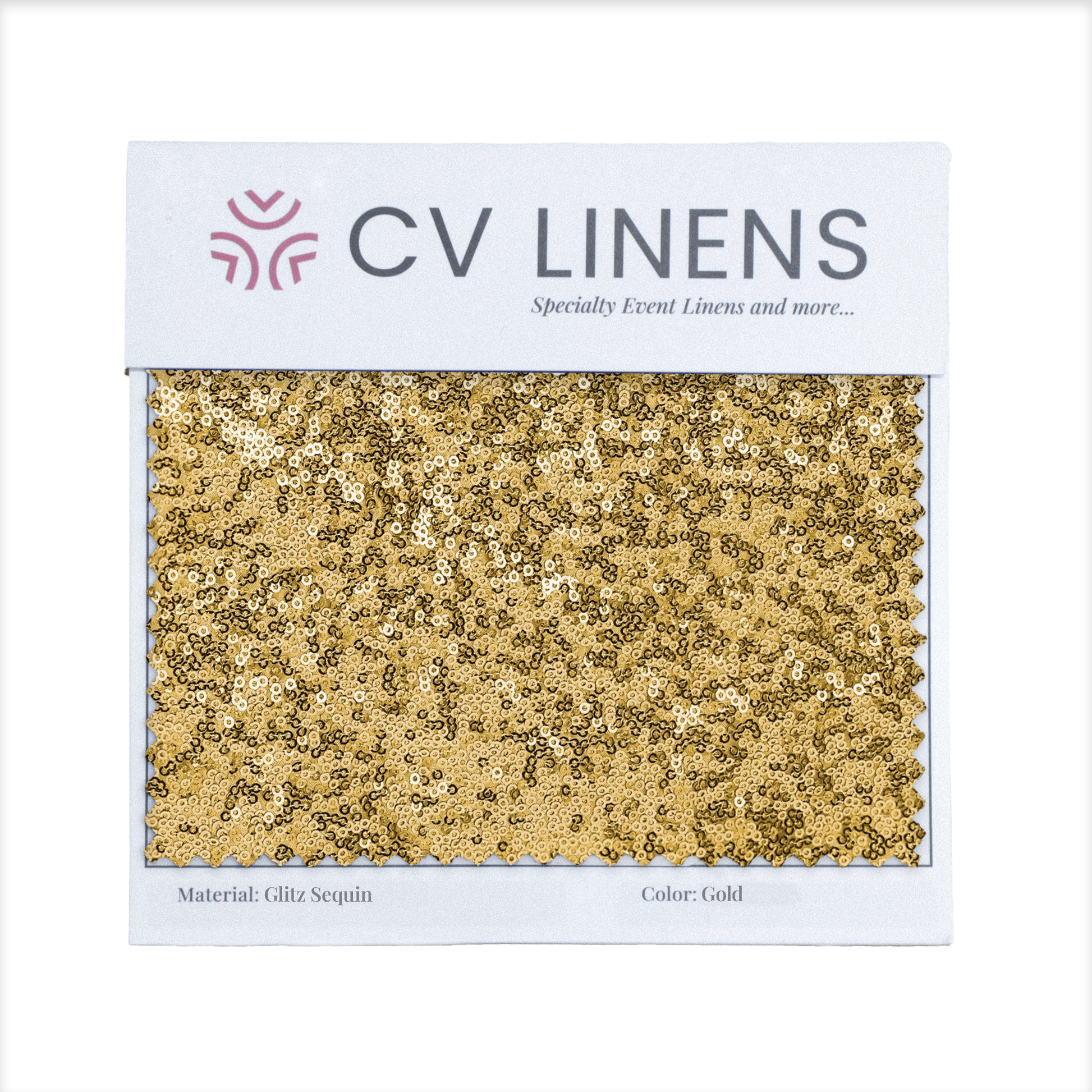 Glitz Swatch Card - Gold